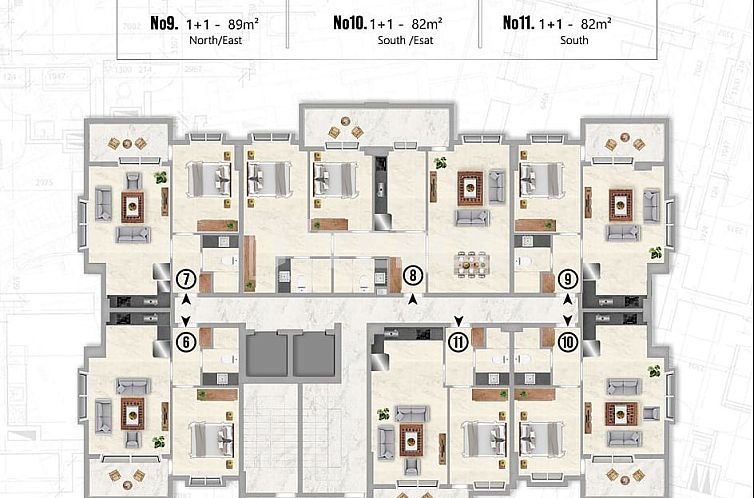 Appartement in Alanya