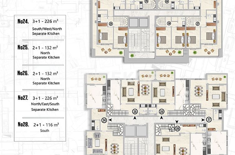 Appartement in Alanya