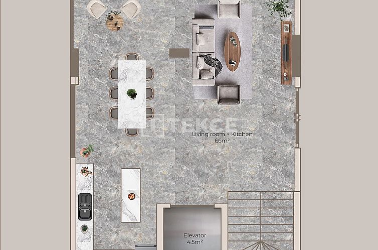 Vrijstaande woning in Alanya