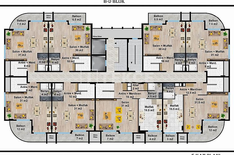 Appartement in Alanya