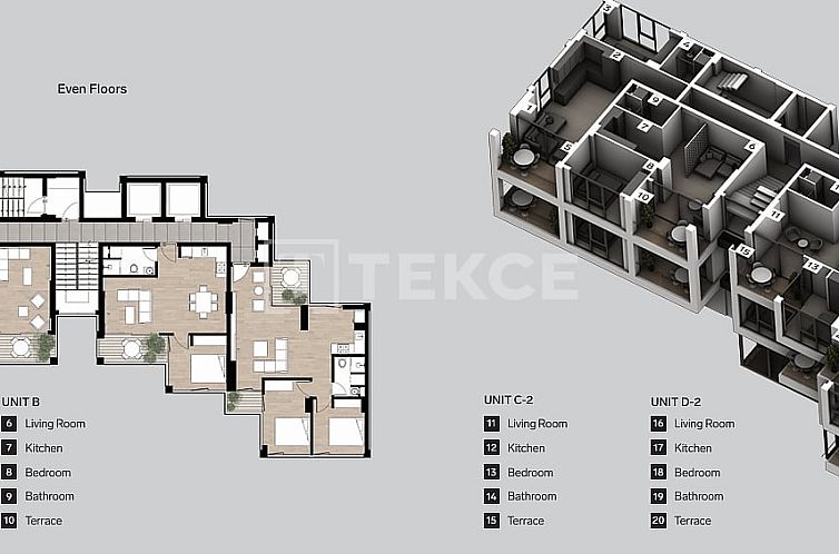 Appartement in Alanya