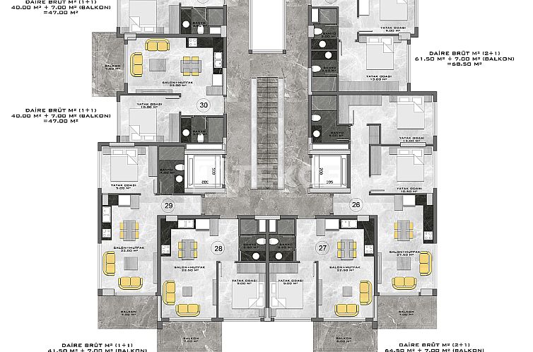 Appartement in Alanya