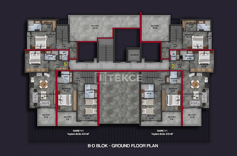 Appartement in Alanya