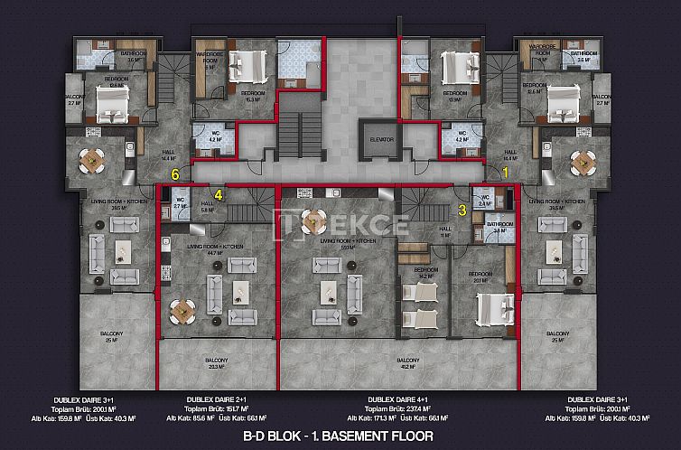 Appartement in Alanya