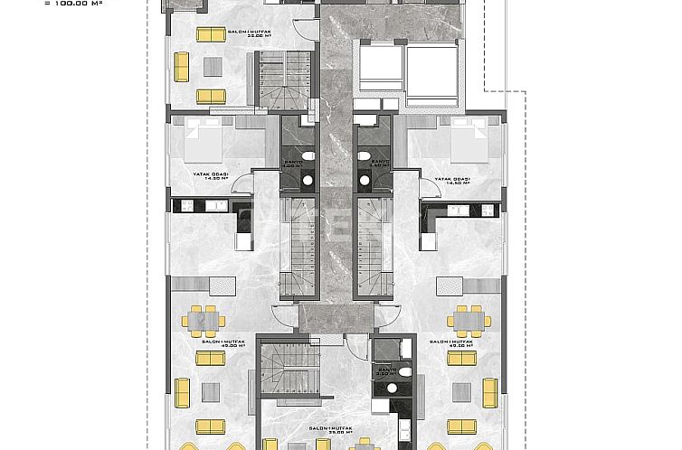 Appartement in Mahmutlar