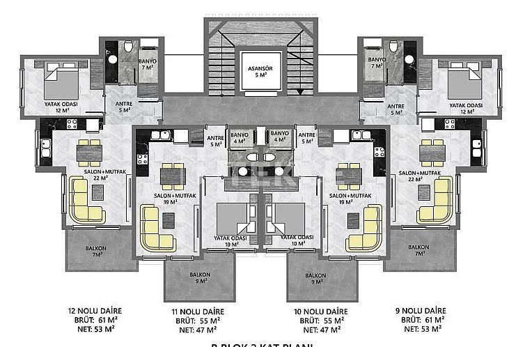 Appartement in Alanya