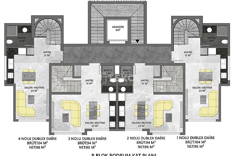Appartement in Alanya