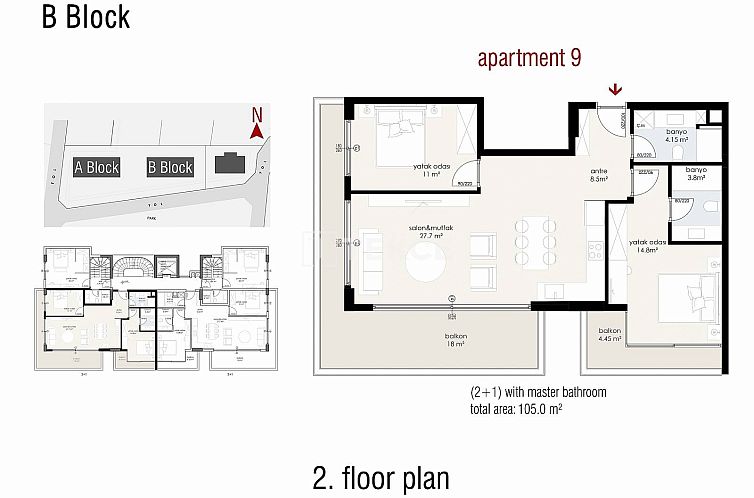 Appartement in Alanya