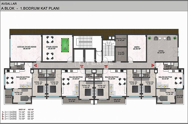 Appartement in Alanya