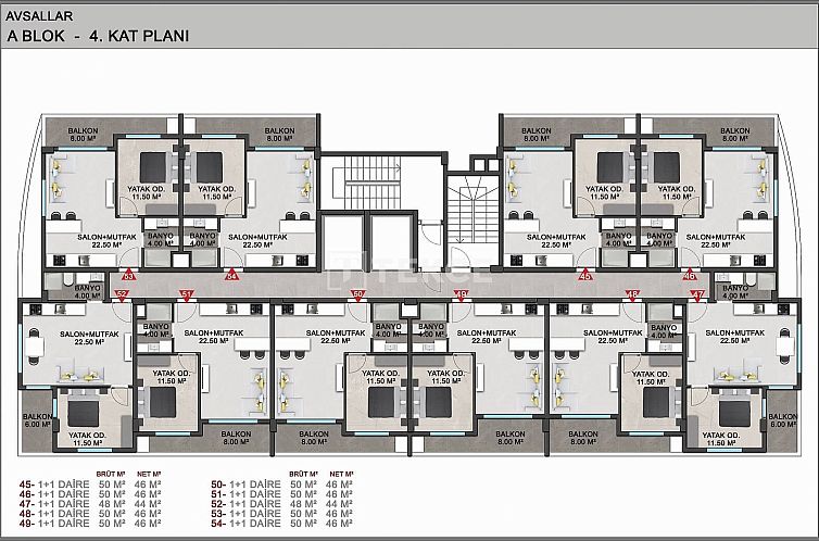 Appartement in Alanya