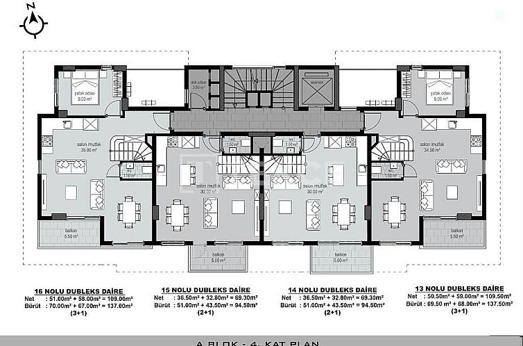 Appartement in Alanya