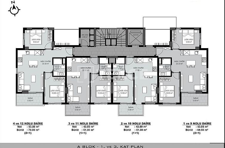 Appartement in Alanya