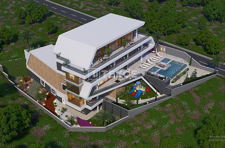 Vrijstaande woning in Alanya