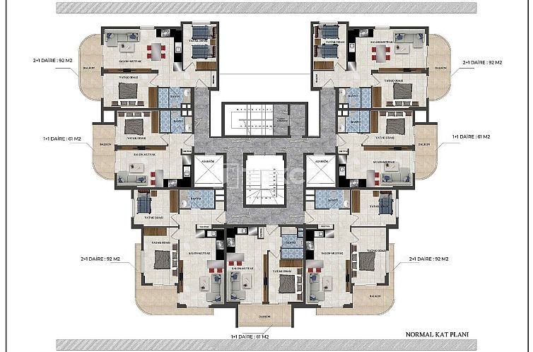 Appartement in Avsallar