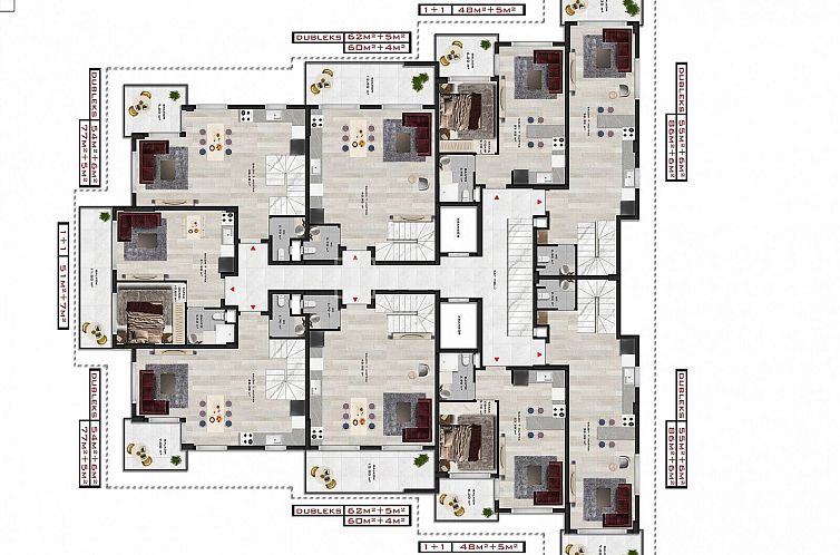 Appartement in Alanya