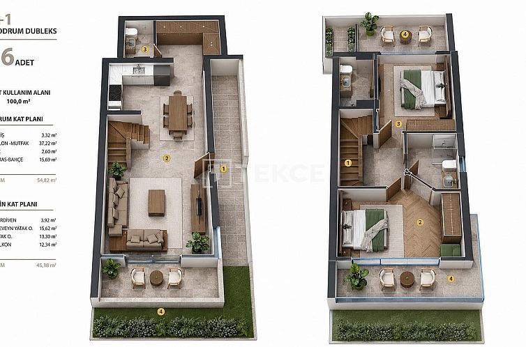 Appartement in Kalkan