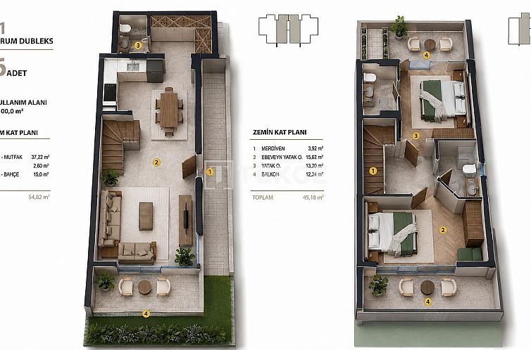 Appartement in Kalkan