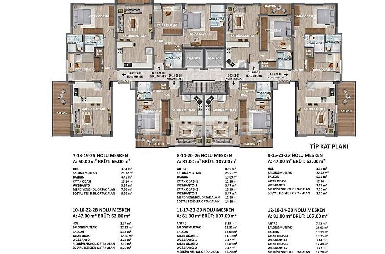 Appartement in Gazipasa