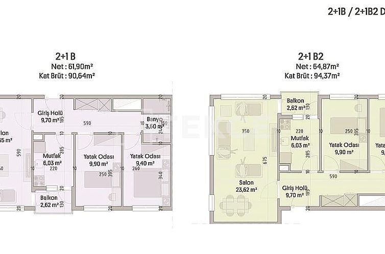 Appartement in Yenidoğan