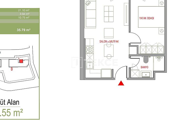 Appartement in Gazipasa