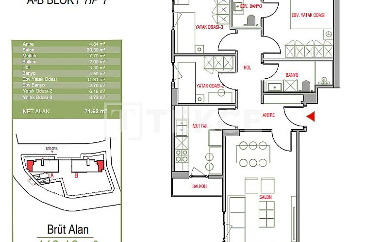 Appartement in Gazipasa