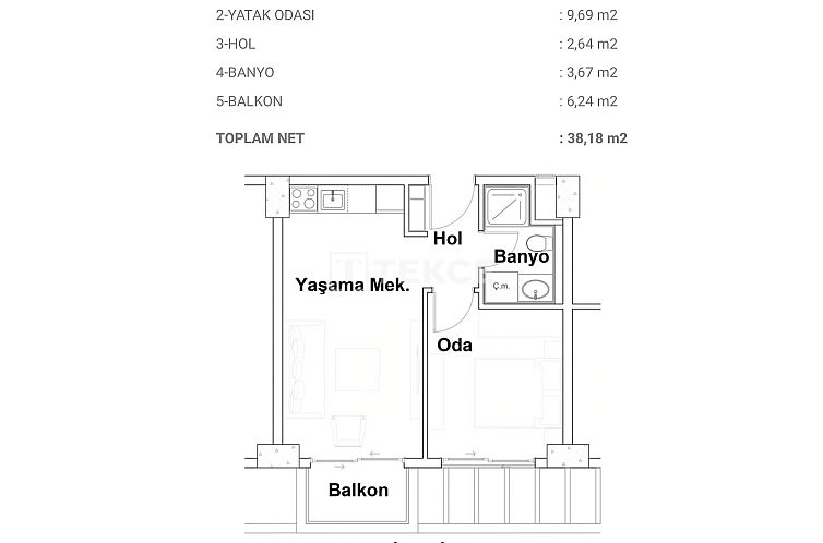 Appartement in Kusadasi