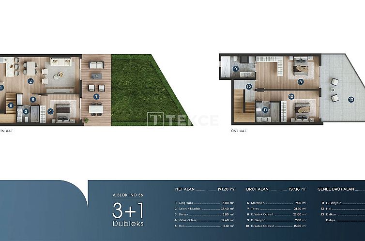 Appartement in 16 Eylül