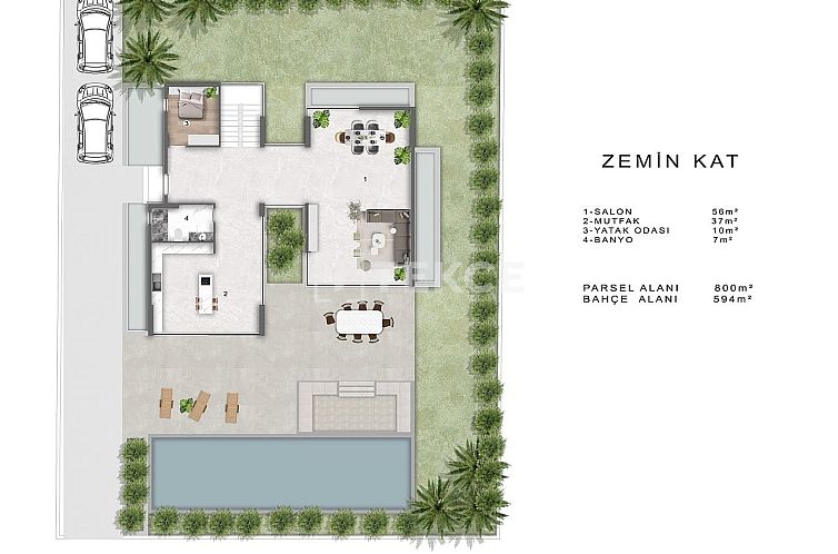 Geschakelde woning in Alaçatı