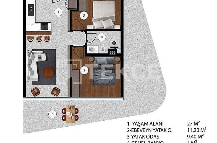 Appartement in Çeşme