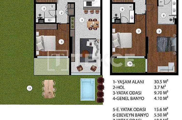 Appartement in Çeşme