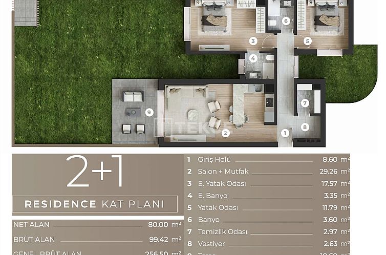Appartement in Çeşme