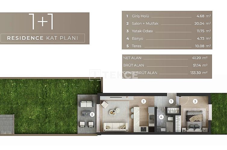 Appartement in Çeşme