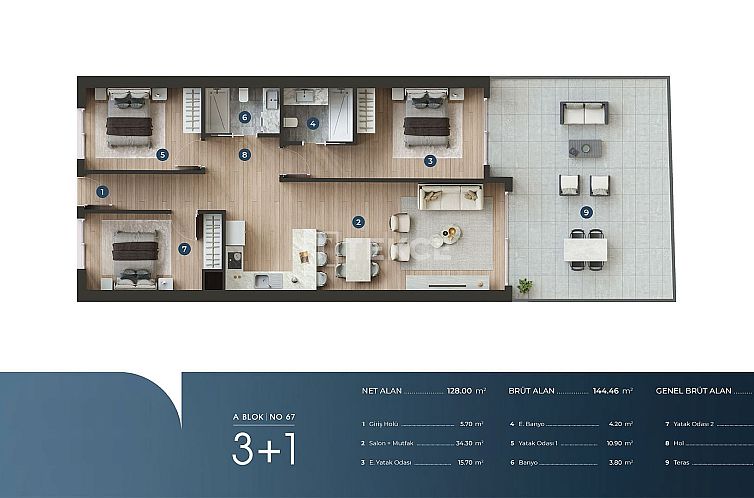 Appartement in Çeşme