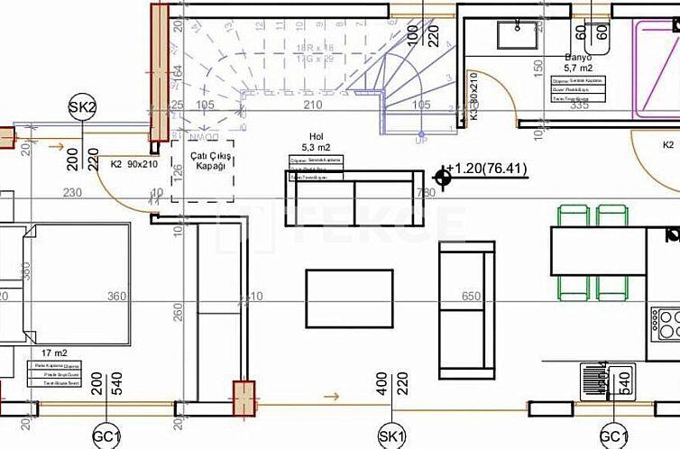 Vrijstaande woning in Urla