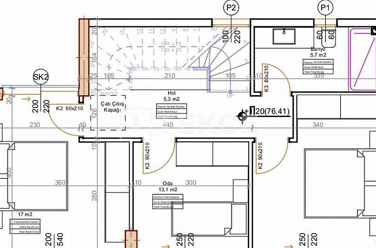 Vrijstaande woning in Urla