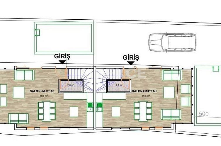 Geschakelde woning in Kalabak