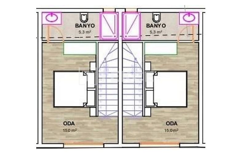 Geschakelde woning in Kalabak