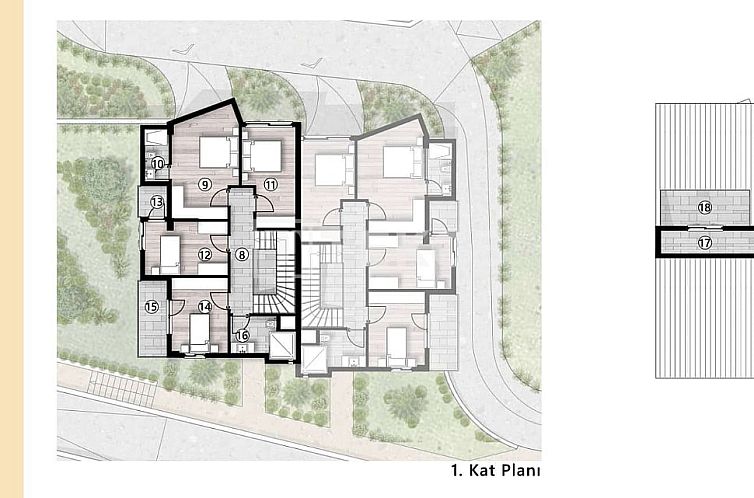 Geschakelde woning in M. Fevzi Çakmak