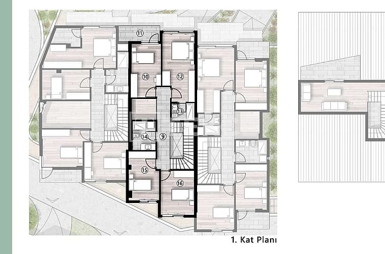 Geschakelde woning in M. Fevzi Çakmak