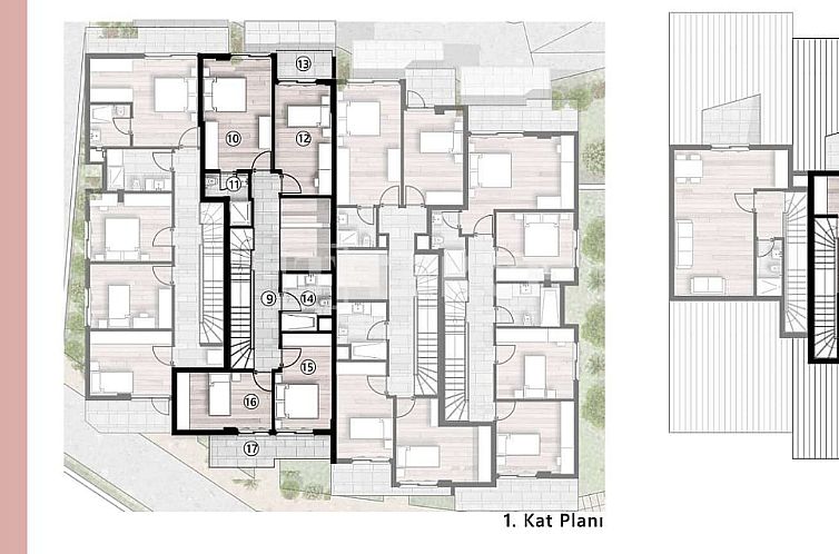 Geschakelde woning in M. Fevzi Çakmak
