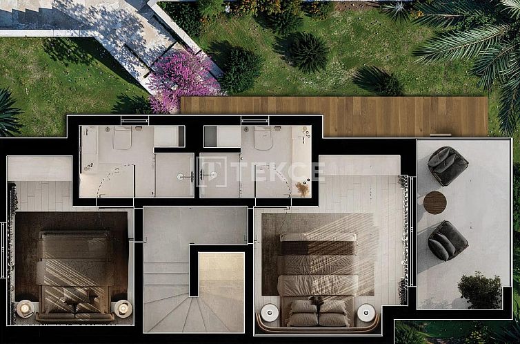 Geschakelde woning in Boğaziçi