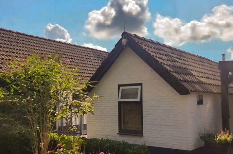 Vakantiehuis in Gasselte, Drenthe met charmante buitenkant en groene omgeving.