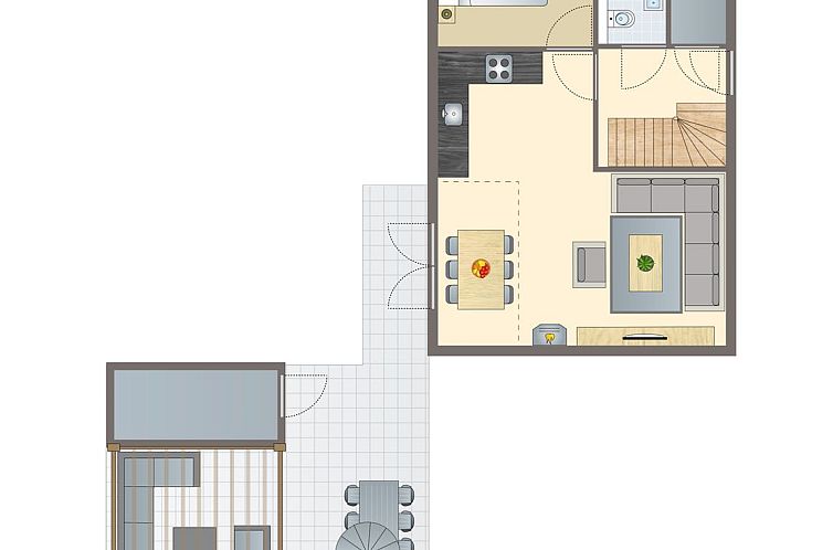 6-persoons woning | 6ELV in Westerbork, Drenthe met uitzicht op een serene vijver en groene omgeving.