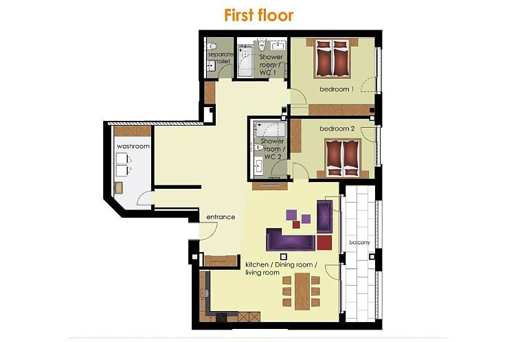 Appartement Apartment JungfrauCenter Roteflue