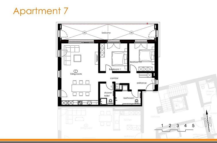 Appartement Apartment Narzisse