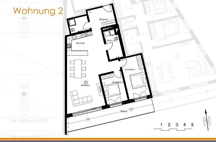 Appartement Apt. Gänseblüemli