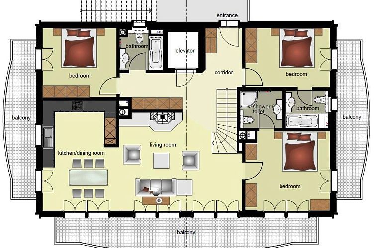 Appartement Apartment Bränderli