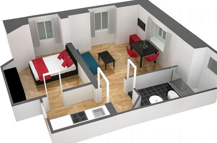 Appartement LU Venus l - Old Town HITrental Apartment