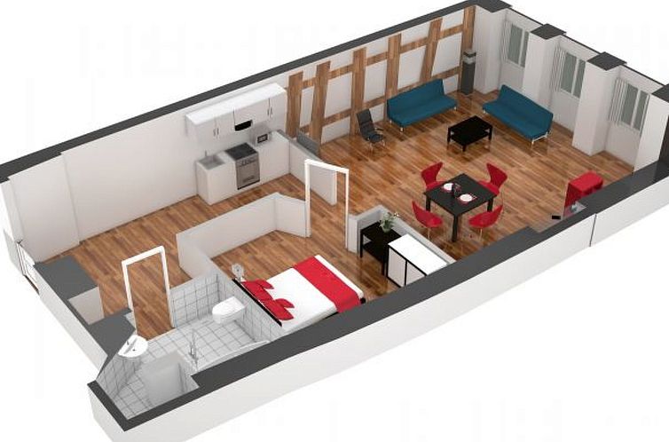 Appartement LU Neptun I - Chapel bridge HITrental Apartment