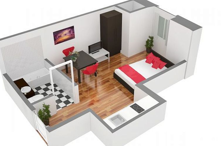 Appartement LU Pluto lV - Old Town HITrental Apartment